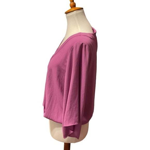 Allison Joy Lavender Larissa Cross Front Top Size Small - Picture 5 of 9